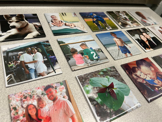 Set of 8 Custom Photo Magnets