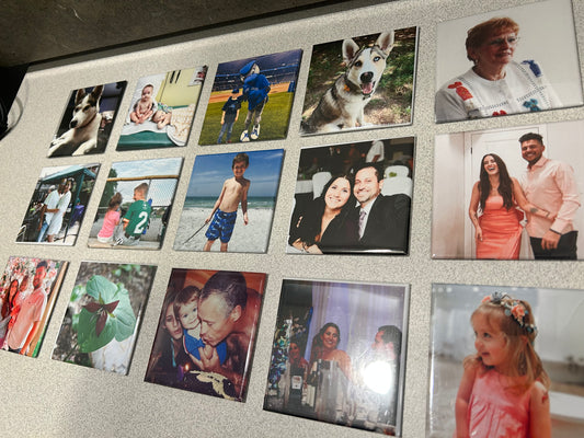 Set of 4 Custom Photo Magnets